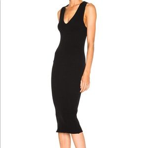 James Perse ribbed midi dress